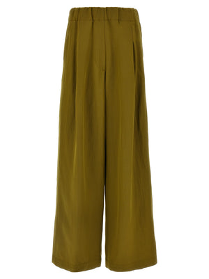 Dries Van Noten Zweifarbige Wollhose