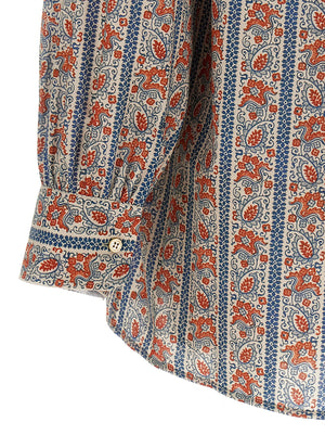 Valentino Garavani Mehrfarbige Baumwollbluse