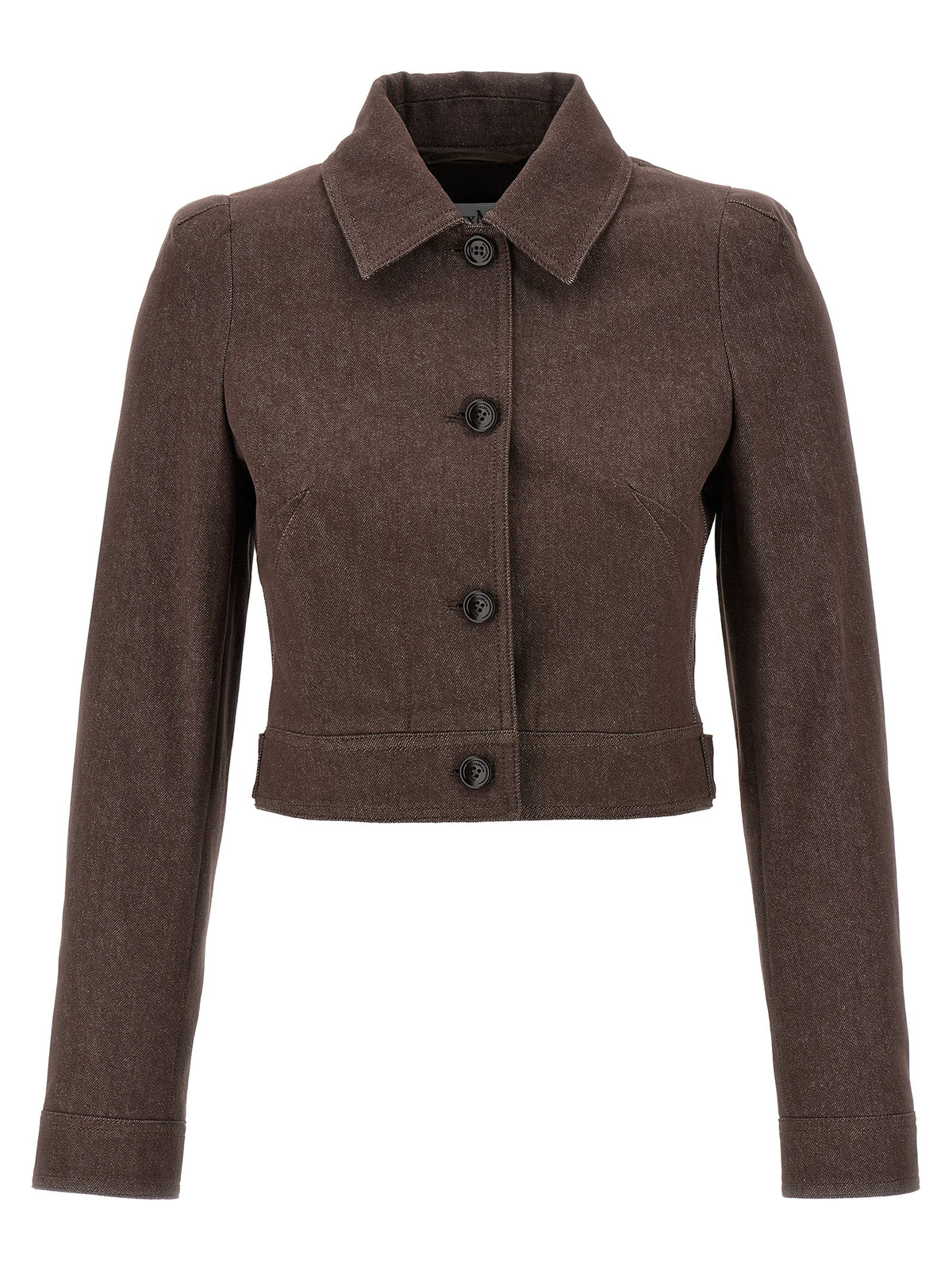 Max Mara Brauner Baumwollblazer