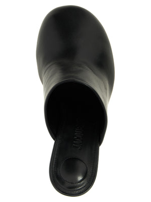 Jacquemus Schwarze Pumps aus Lammleder mit hohem Absatz