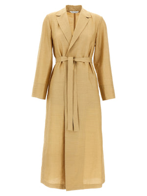 Max Mara Beiger Mantel aus Fluorofaser