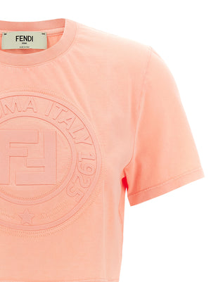 Fendi Mehrfarbiges Baumwoll-T-Shirt