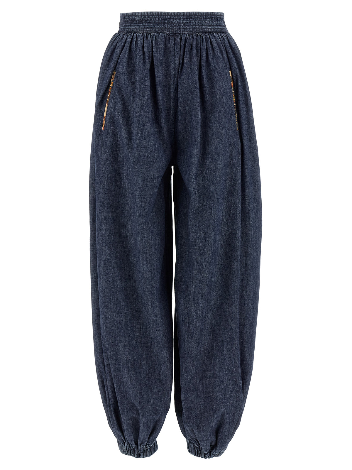 Valentino Garavani Blaue Baumwollhose