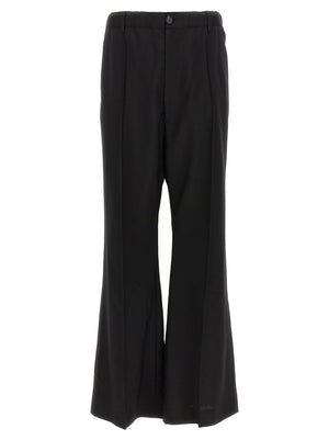 Marni Schwarze Hose aus reiner Schurwolle