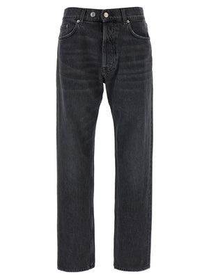 Department 5 Graue Jeans aus Baumwolle im geraden Schnitt