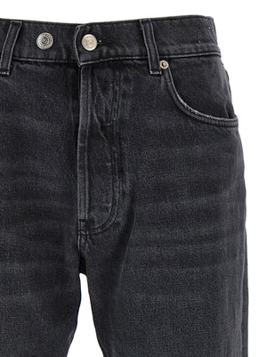 Department 5 Graue Jeans aus Baumwolle im geraden Schnitt