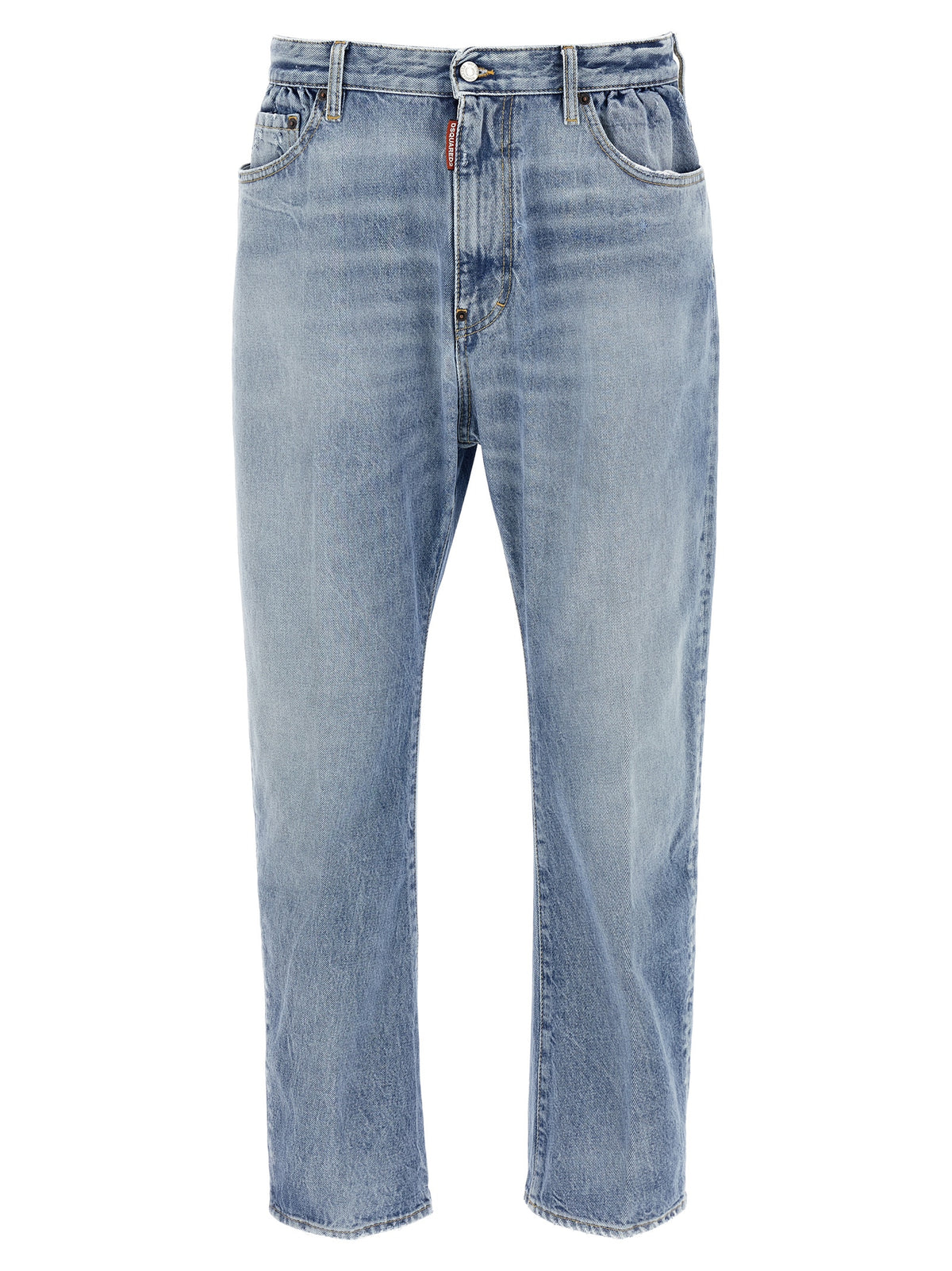 Dsquared² Blaue Baumwolljeans im Relaxed Fit