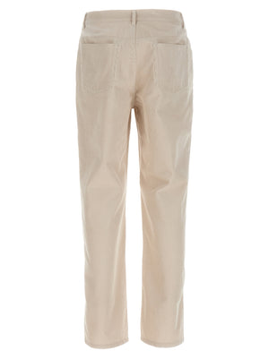 A.P.C. Weiße Baumwollhose im Casual-Look