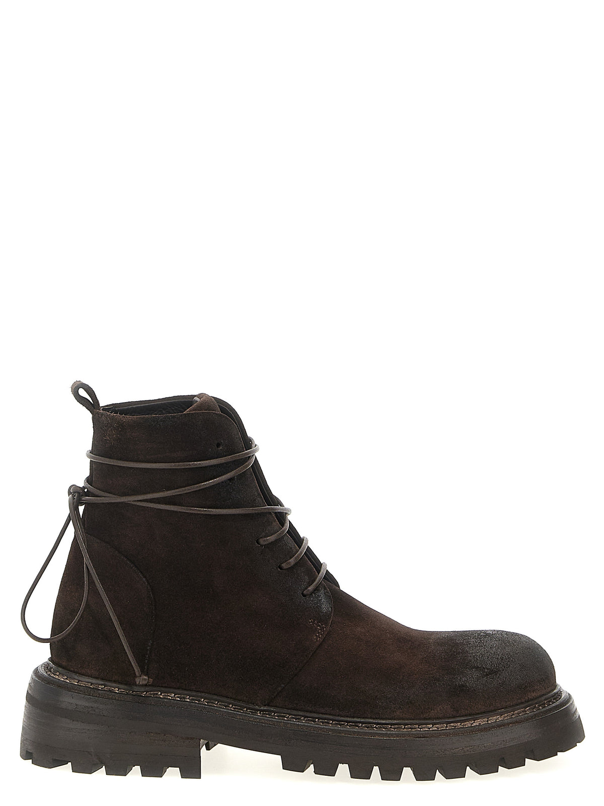 Marsell Braune Chelsea Boots aus Baumwolle