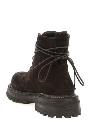 Marsell Braune Chelsea Boots aus Baumwolle