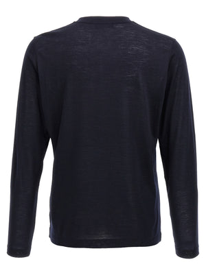 ZANONE Blaues Sportswear aus reiner Schurwolle