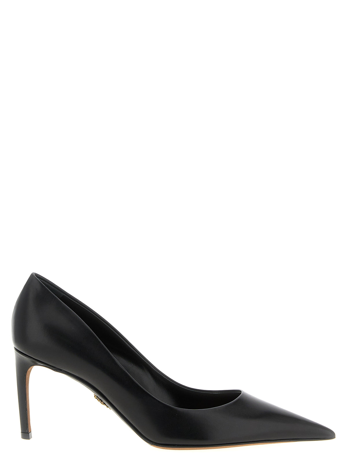 Dolce & Gabbana Schwarze Pumps aus Kalbsleder mit hohem Absatz