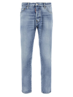 Dsquared² Blaue Baumwoll-Skinny-Jeans