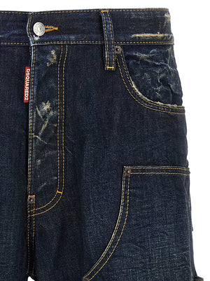 Dsquared² Blaue Baumwolljeans Denim
