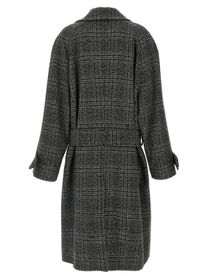 Balenciaga Schwarzer Wollmantel