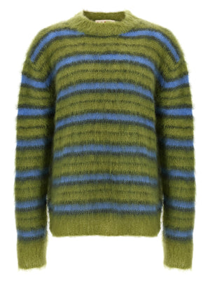 Marni Mehrfarbige Strickjacke aus Stoff