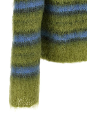 Marni Mehrfarbige Strickjacke aus Stoff