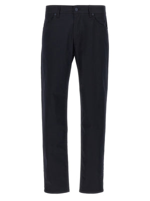 Hugo Boss Blaue Baumwoll-Freizeithose