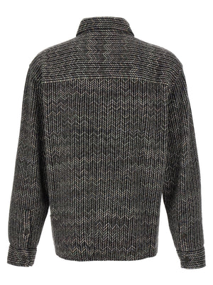 Missoni Graue Wollbluse