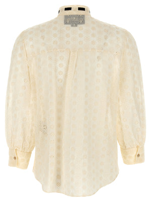 Valentino Garavani Weiße Baumwollbluse