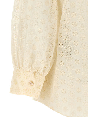 Valentino Garavani Weiße Baumwollbluse