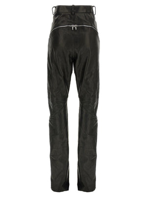 Rick Owens Schwarze Lederhose