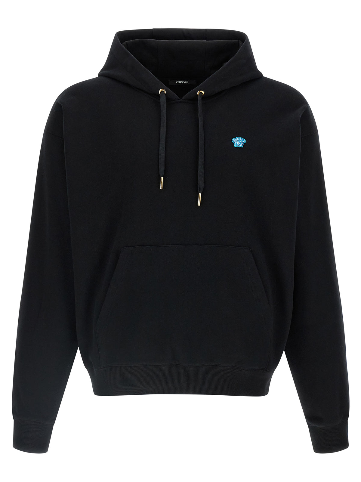 Versace Schwarzer Baumwoll-Sweatshirt