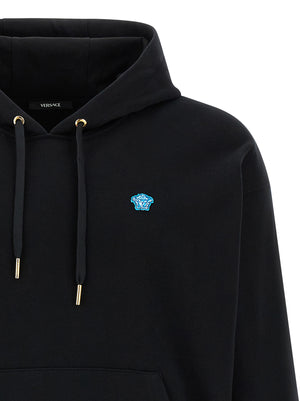 Versace Schwarzer Baumwoll-Sweatshirt
