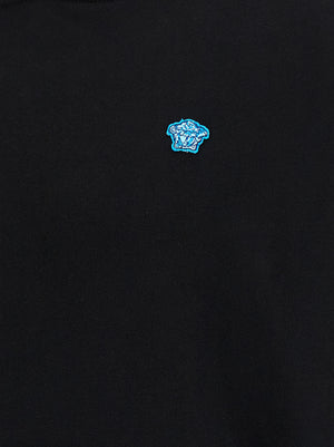 Versace Schwarzer Baumwoll-Sweatshirt
