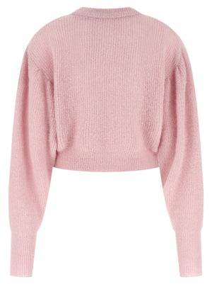 ROTATE BIRGER CHRISTENSEN Mehrfarbige Wollstrickjacke