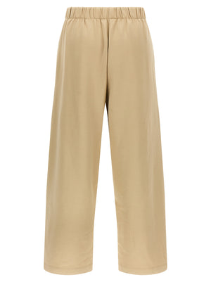 Max Mara Braune Seidenhose Lässig
