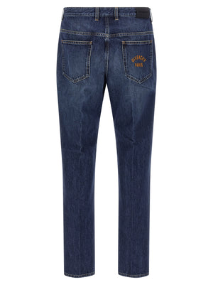 Givenchy Blaue Jeans aus Baumwolle im geraden Schnitt