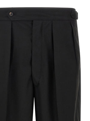 CELLAR DOOR Schwarze Freizeithose aus Polyester