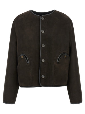 Blazé Milano Schwarze Lammleder-Shell-Jacke