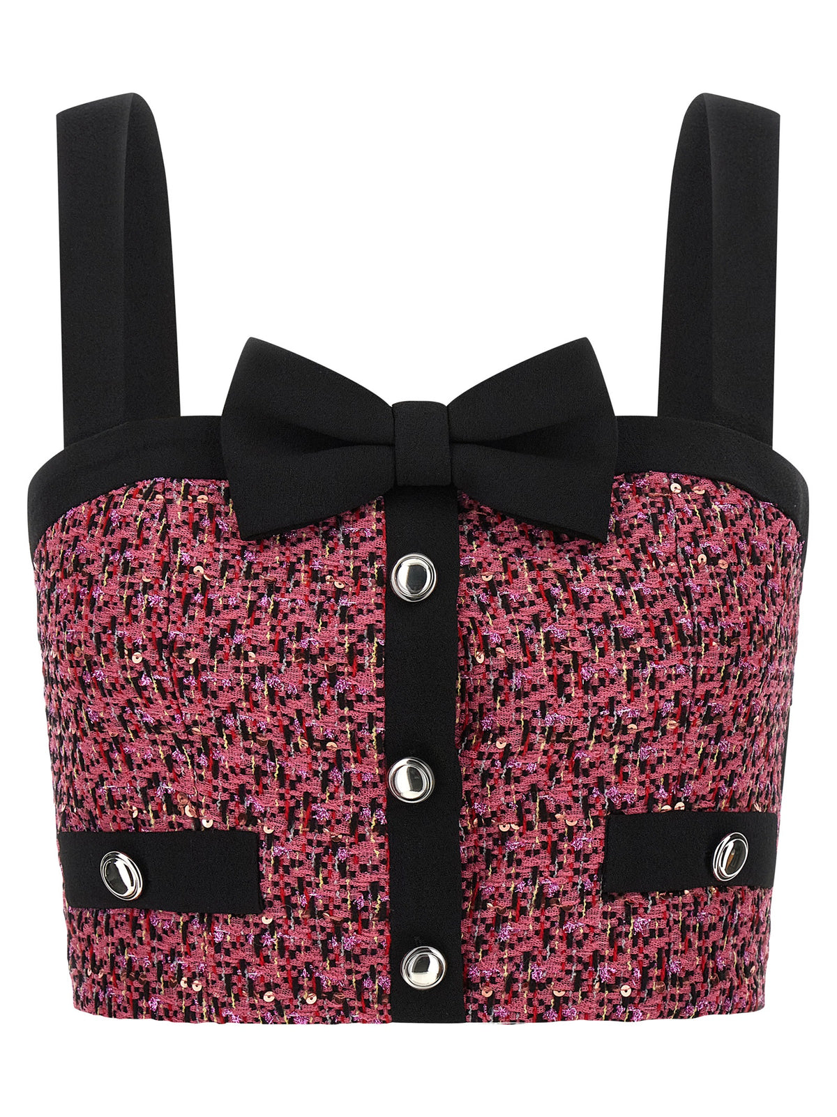 Alessandra Rich Mehrfarbige Polyamid-Tanktops
