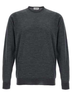 JOHN SMEDLEY Brauner Cardigan aus Merinowolle
