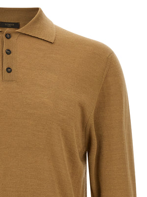 ZANONE Beige Kaschmir-Poloshirt