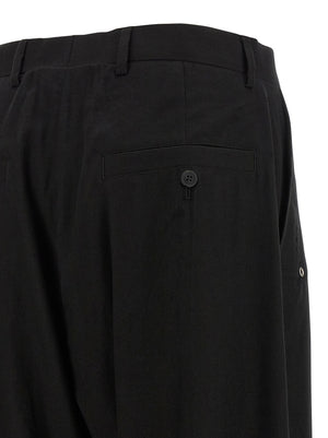 Rick Owens Schwarze Baumwollhose