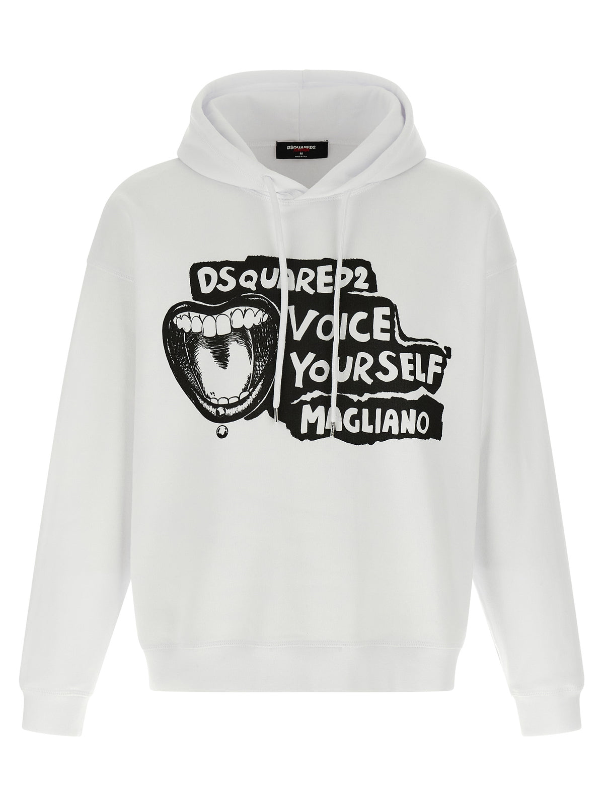 Dsquared² Zweifarbiger Baumwollpullover