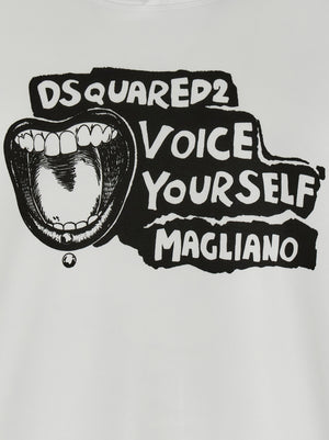 Dsquared² Zweifarbiger Baumwollpullover