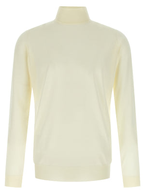 JOHN SMEDLEY Schwarzer Cardigan aus Merinowolle
