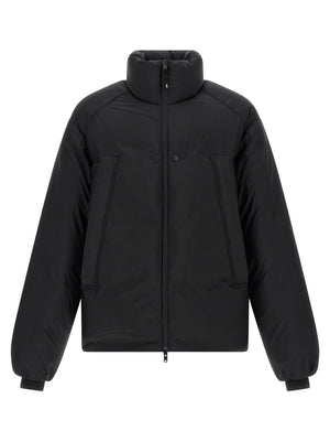 Y-3 Schwarze Polyamid-Shell-Jacke