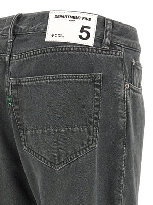 Department 5 Graue Cropped Jeans aus Baumwolle