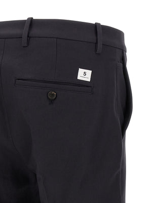 Department 5 Blaue Baumwoll-Chino-Hose