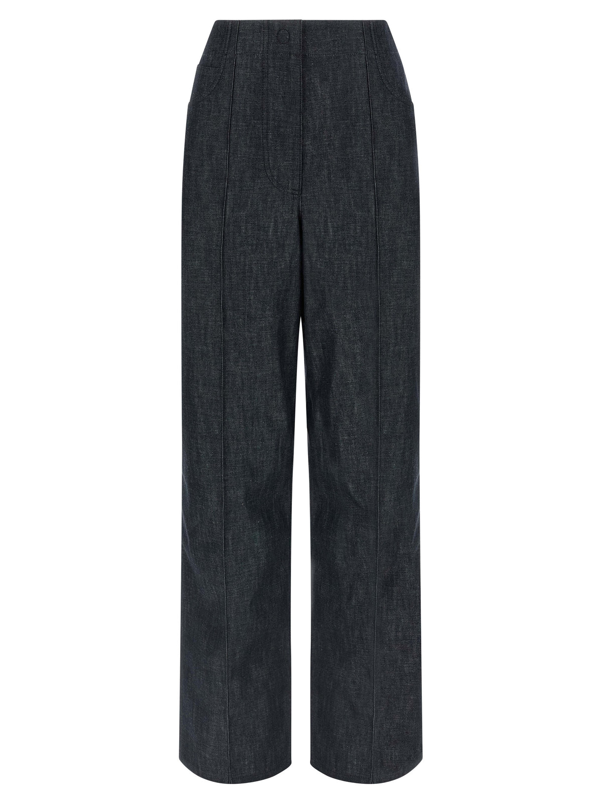 Fendi Blaue High-Waist Jeans aus Baumwolle