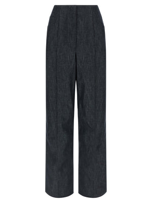 Fendi Blaue High-Waist Jeans aus Baumwolle