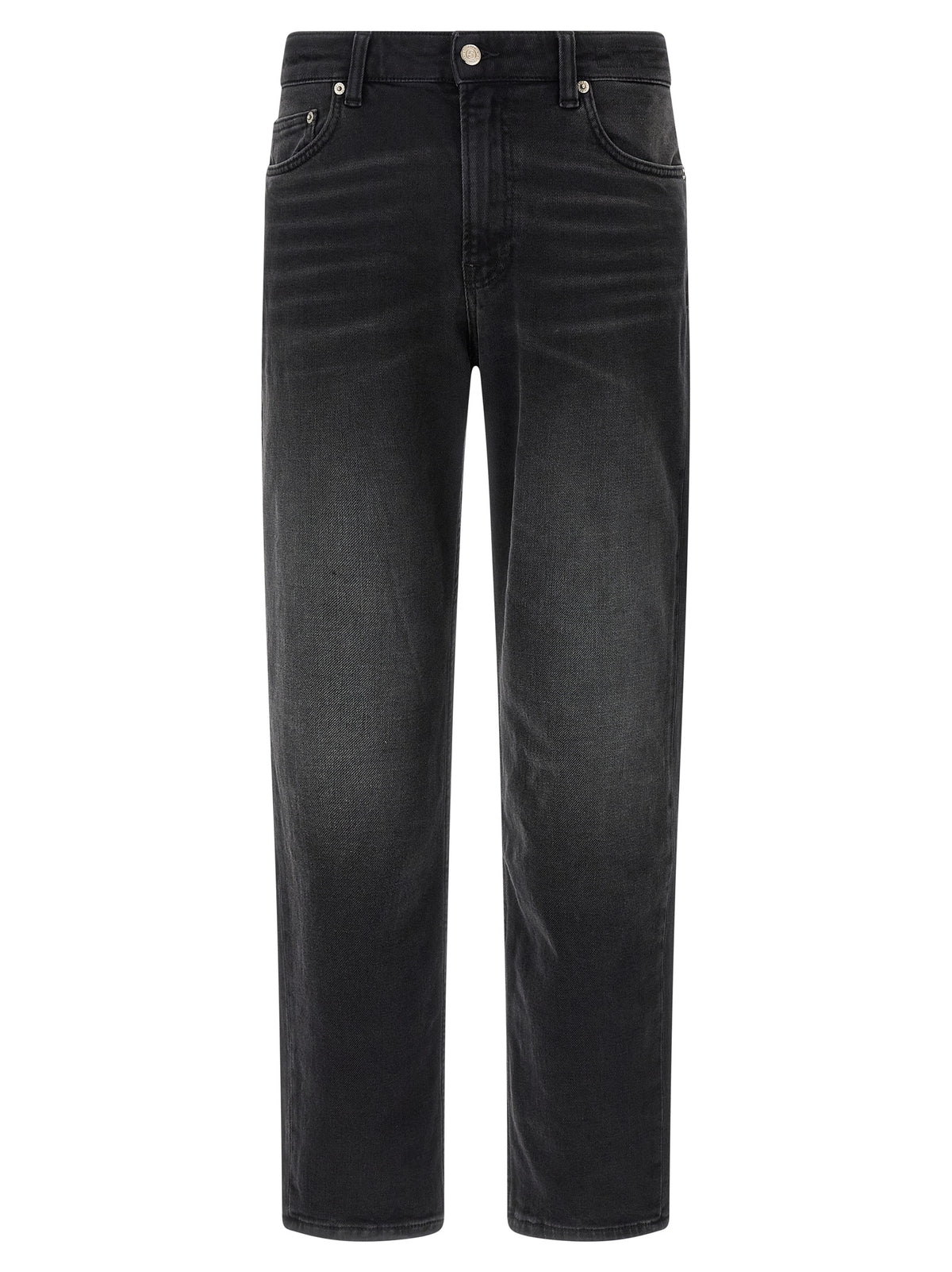 Department 5 Schwarze Baumwoll-Jeans mit geradem Bein