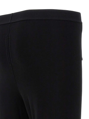 Rick Owens Schwarze Wollleggings