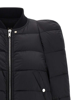 Rick Owens Schwarzer Nylon-Bomber