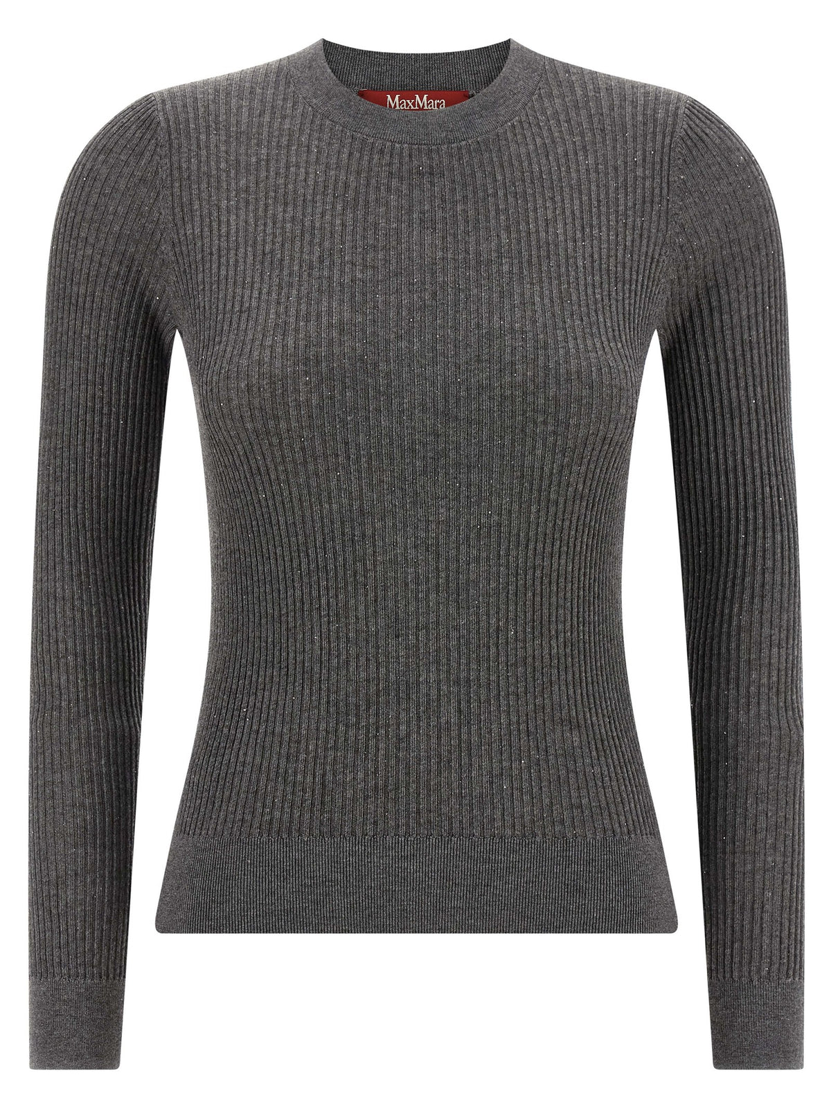 Max Mara Grauer Seiden-Cardigan